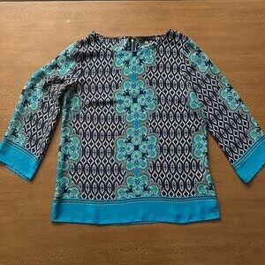 Rose & Olive Shirt - Size Small
